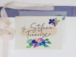 Hochzeitspapeterie Einladung Hochzeit Stefania und Francesco