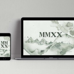 Wallpaper PC Januar 2020 Typografie Beispiele Mock up
