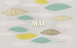 Wallpaper PC Mai 2019 Typografie Illustration